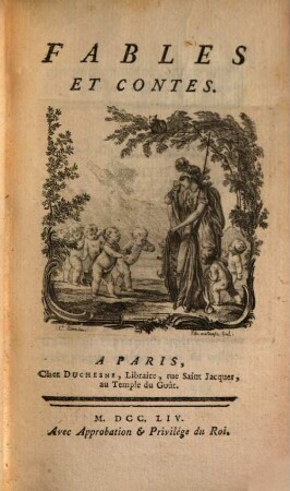 Fables et Contes : Avec un Discours sur la Littérature Allemande