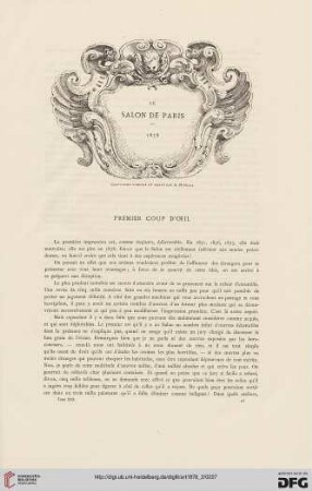 4: Le salon de Paris 1878, [1], Premier coup d'oeil