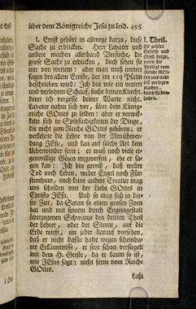 495-499, I. Ernst gehoert in allewege darzu, diese Sache ...