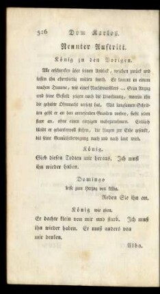 Neunter Auftritt. König zu den Vorigen