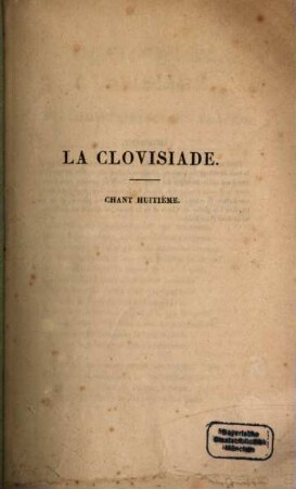 La clovisiade : poeme épique en vingt-quatre chants, 6