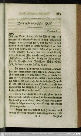 Drey und neunzigster Brief