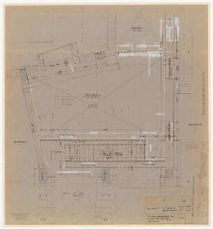 Technische Universität Berlin Elektrotechnische Institute, 2. Bauabschnitt: Schalplan Treppe 1:20