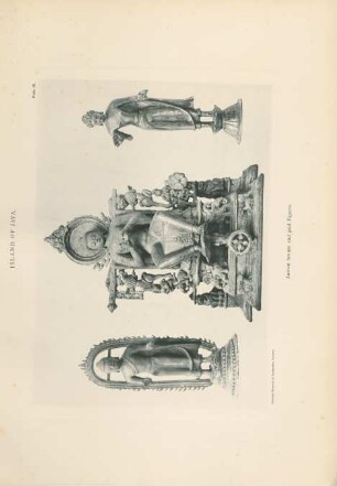 Plate III. Island of Java. Ancient bronze and gold figures