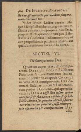 Sectio. VI.