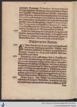 Bücher in der Artzney.