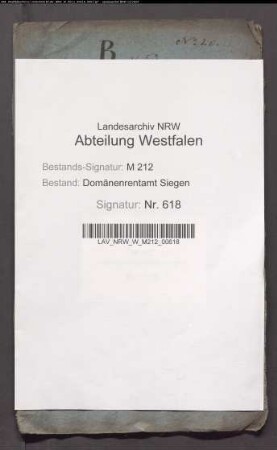 Bitte des Hufschmiedes Christoph Teipel zu Bilstein um Überlassung eines Bauplatzes