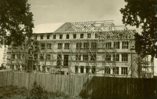 Dachstuhlherstellung Waldschule, 1948