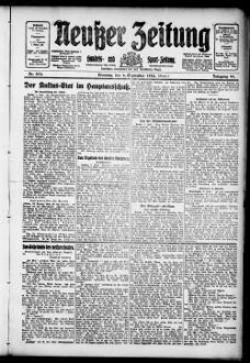 Neußer Zeitung : Stadt- und Landbote : Heimatzeitung für die Stadt Neuß u. den Landkreis Grevenbroich-Neuß