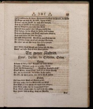 Der zweyte Auftritt. Cyrus, Taxilus, die Soldaten, Solon.