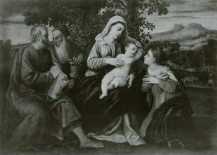 Maria mit dem Kind und die Hl. Katharina, Petrus und Antonius