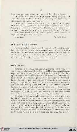 Ned Herv. Kerk te Rheden / Uit Rotterdam /Toren te Soest