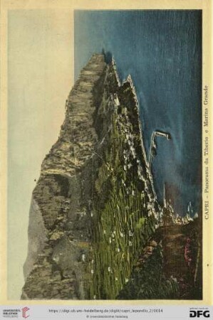 Capri – Panorama da Tiberio e Marina Grande – Panorama pris de Tiberio et Marina Grande – Panorama from Tiberio and Marina Grande – Blick von Tiberius und Marina Grande