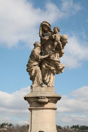 Figur "Sankt Anna", Prager Altstadt, Tschechische Republik