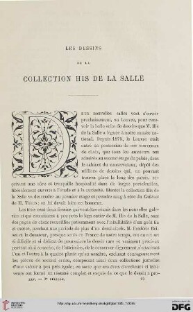 2. Pér. 25.1882: Les dessins de la collection His de la Salle, [1]