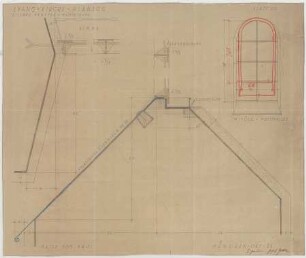 Fischer, Theodor; Planegg bei München (Bayern); Ev. Waldkirche - Eiserne Fenster (Ansicht, Details)