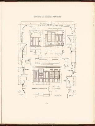 Märkisches Museum, Berlin: Innenansichten, Details Kupferstich- und Druckerkunstsammlung (aus: Neubauten der Stadt Berlin, Bd. VIII, 1909)