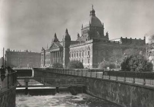 Leipzig. Reichsgericht (1888-1895; L. Hoffmann, P. Dybwad). Ansicht über die Pleiße