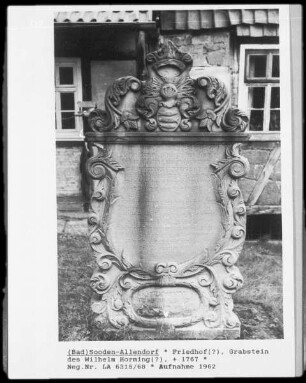 Grabstein des Wilhelm Horming?