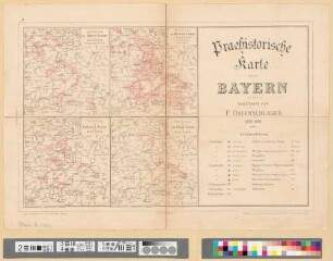 Praehistorische Karte von Bayern, 3. [Titelbl.]