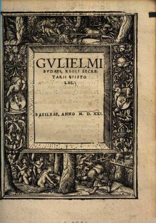 Gulielmi Budaei, regii secretarii epistolae