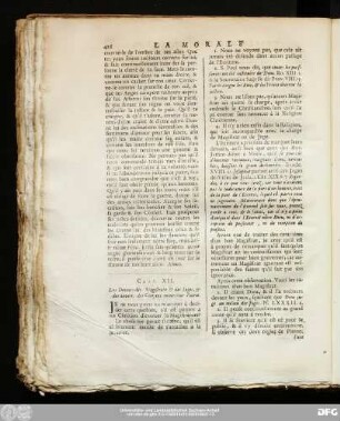 Chap. XII. Des Devoirs des Magistrats & des luges, & des devoirs des Citoyens enversleur Patrie.