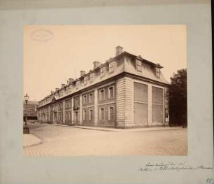 Archiv- und Bibliotheksgebäude, Hannover: Ansicht vor der Aufstockung/Erweiterung (1889-1893)