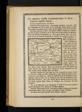 Der gescheiterte englische Durchbruchsversuch bei Arras. - Ungeheure englische Verluste.