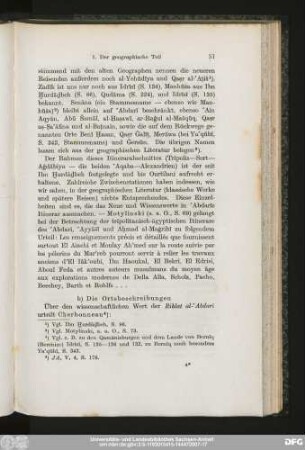 b) Die Ortsbeschreibungen