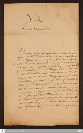 Brief von Adolph Gottlob Trautwein an August Hermann Francke.