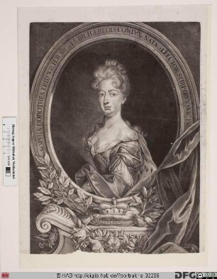 Bildnis Sophie Dorothea, Königin in Preußen, geb. Prinzessin von Braunschweig-Hannover
