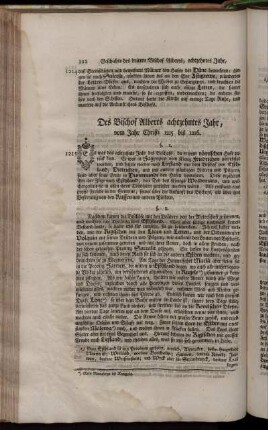 Des Bischof Alberts achtzehntes Jahr, vom Jahr Christi 1215 bis 1216.