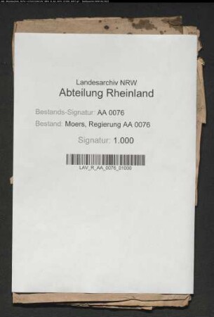 Eingesessene an der Donge gegen Heesenbusch-Sozietät wegen der den Ersteren gehörenden Gemeinheit und Viehtrift