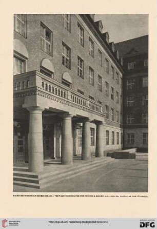 Architekt Friedrich Blume - Berlin
