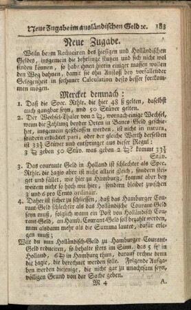 Neue Zugabe im ausländischen Geld-Wechsel
