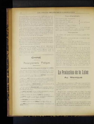 La Production de la Laine Au Mexique