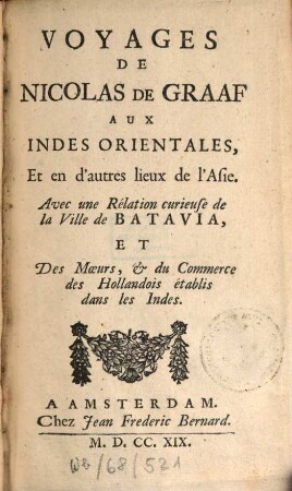 Voyages aux Indes Orientales