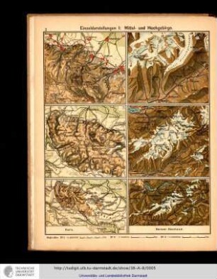 Einzeldarstellungen I: Mittel- und Hochgebirge