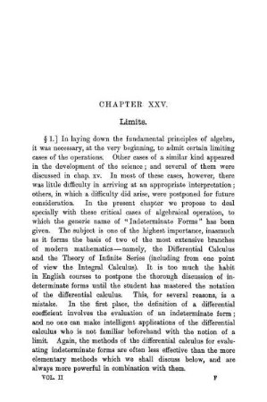 Chapter XXV. Limits.