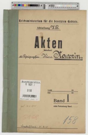 Nowozin, Klara, geb. 14.11.1875, Reinemachefrau