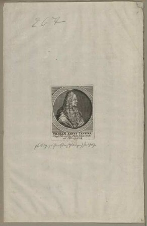 Bildnis des Wilhelm Ernst Tentzel