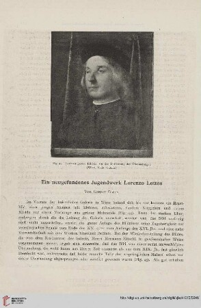 4: Ein neugefundenes Jugendwerk Lorenzo Lottos