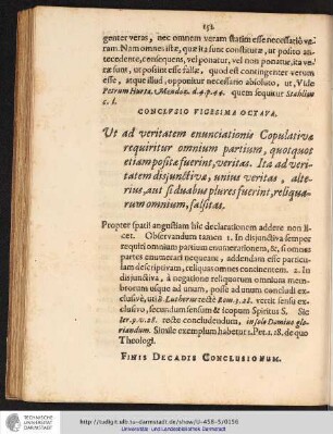 CONCLVSIO VIGESIMA OCTAVA.