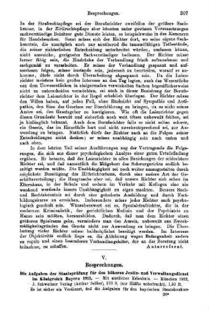 307-320, V. Besprechungen