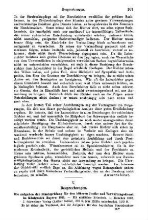 307-320, V. Besprechungen