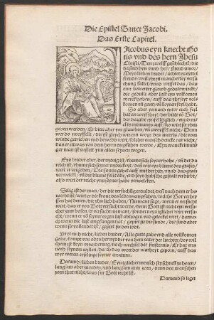 Die Epistel Sanct Jacobi.