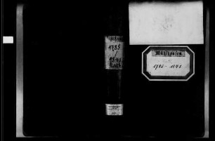 Mühlhausen, katholische Gemeinde: Standesbuch 1785-1841