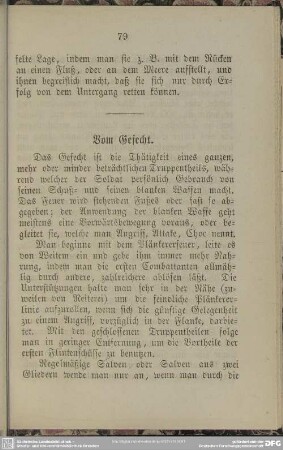 Vom Gefecht