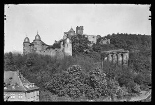 Gesamtansicht der Burg Wertheim
