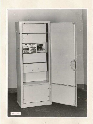 Fernsteuerung, Wechsel-Kontrollverfahren, Frontseite, geöffnet, Foto 1956